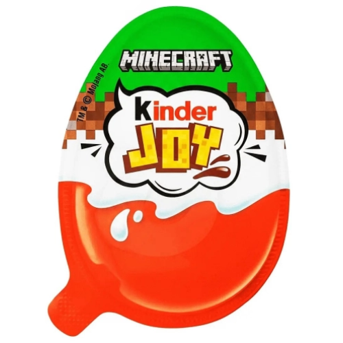 Шоколадне яйце Кіндер Майнкрафт Kinder Joy Minecraft, 20 г