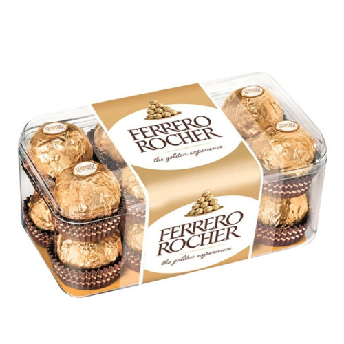 Шоколадні цукерки Ferrero Rocher 16 шт 200 г  ТЕРМІН ДО 10.04.2026