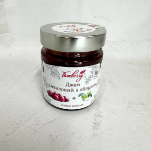 Джем кизиловый с кусочками яблока