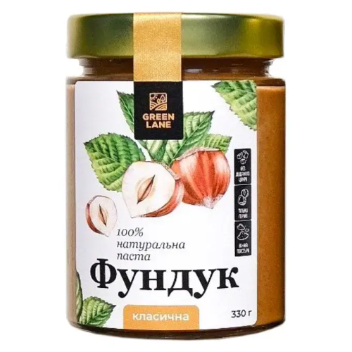 Фундучна паста GREEN LANE 330 г