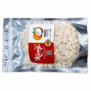 Кокос сушений кубиками King nafoods (без фірмового пакування), 250 г