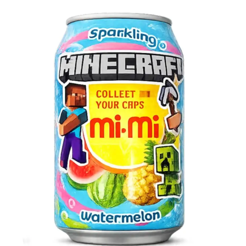 Газований напій Mi Mi Sparkling Drink Watermelon Minecraft (Кавун)