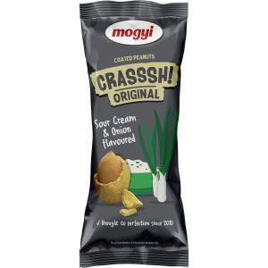 Арахіс в оболонці Mogyi Crasssh Cheese зі смаком цибулі та сметани 60 г