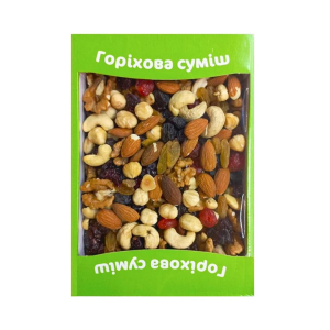 Горіхова суміш з сухофруктами "Amanti" в коробці, 250 г