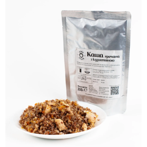 Каша гречана з куркою, 300 гр