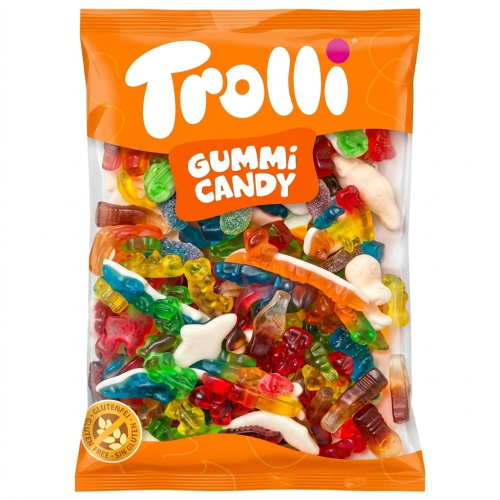 Желейні цукерки Trolli Асорті 1 кг 