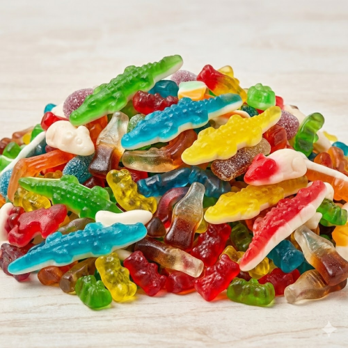 Желейні цукерки Trolli Асорті  100 гр