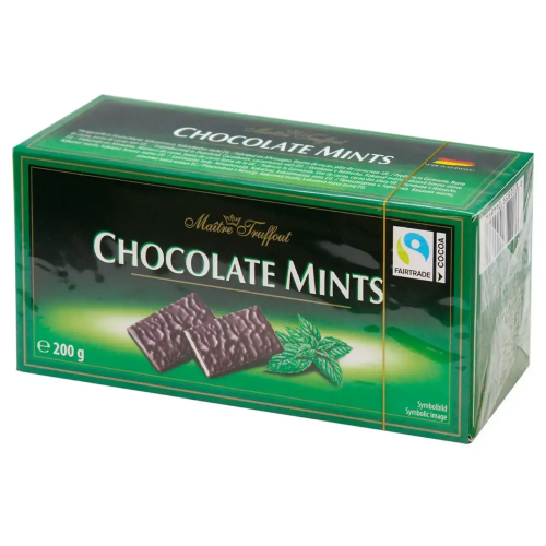 М'ятні цукерки в шоколаді Mints (мята) Maitre Truffout 200 г Австрія
