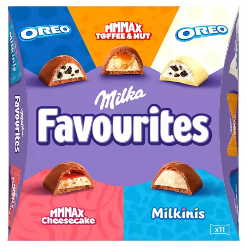 Мікс шоколадних праліне Milka Favorites 95 г
