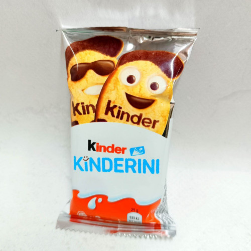Печиво Kinder Kinderini хрустке з какао-молочним декором 25 г