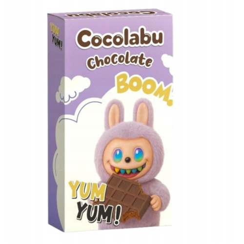 Шоколад Лабубу Cocolabu Chocolate Boom  Purple 70 г. Фіолетовий
