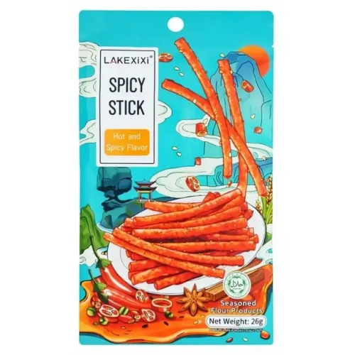 Снек Латяо Lakexixi Spicy Stick гострі палички 26 гр